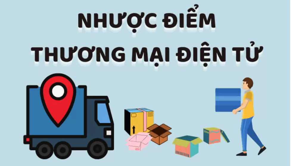 Nhược điểm ng&agrave;nh thương mại điện tử